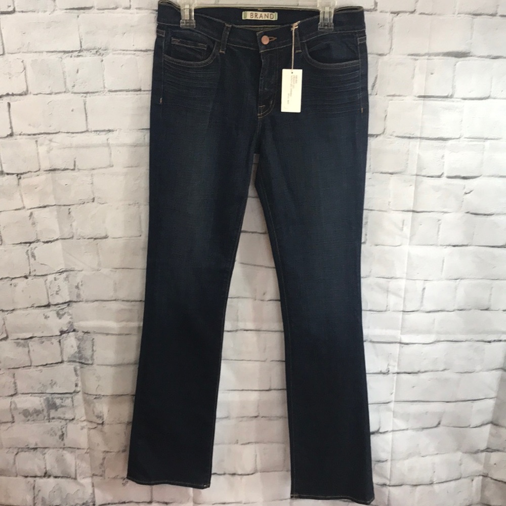 NWT J Brand Straight Leg Mid Rise Jeans Sz 29
